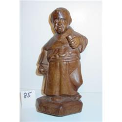 WOOD CARVING OF Friar
