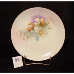 BAVARIA Hand Painted Plate Grapes