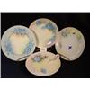 Image 1 : Lot of 4 HAND PAINTED PLATES