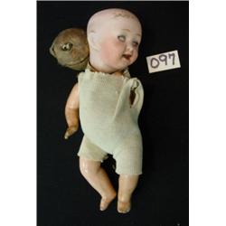 Morimura Bros 8" BISQUE DOLL