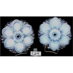 Pair of GLASS Drapery TIE-BACKS