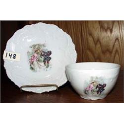 HANDLELESS CUP & SAUCER