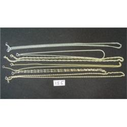 Lot of 6 WATCH CHAINS