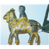Image 4 : TIN HORSE & RIDER Pulling Cart