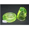 Image 3 : Tumble-Up Style VASELINE GLASS w/Tray