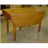 Image 1 : OAK DROP LEAF TABLE w/5 Legs