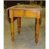 Image 2 : OAK DROP LEAF TABLE w/5 Legs