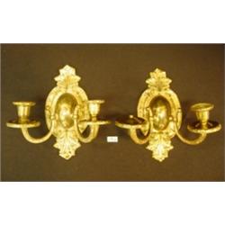 BRASS ELECTRIFIED SCONCES