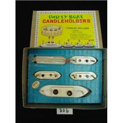 Candleholders W/BOATS for CAKE JAPAN
