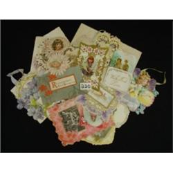 Die Cut VALENTINES Ca 1900