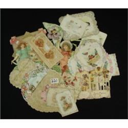 Die Cut VALENTINES Ca 1900