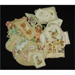 Die Cut VALENTINES Ca 1900