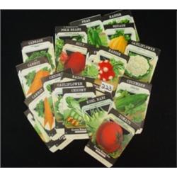 50 Vintage VEG SEED PACKS Stone Litho