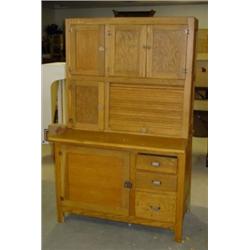 OAK HOOSIER Style Cabinet