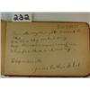 Image 1 : 1890's Red AUTOGRAPH BOOK