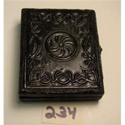 Ca 1856 TIN TYPE Photo Case