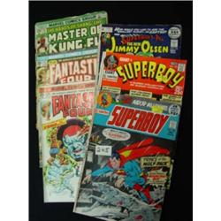 6 COMICS SUPERBOY FANTASTIC4 KUNG FU