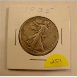 1935-P Walking Liberty 1/2 Dollar