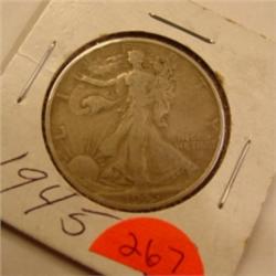 1945-S Walking Liberty 1/2 Dollar
