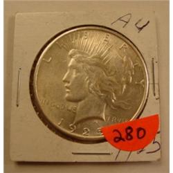 1925-P Silver Peace Dollar 