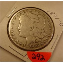 1891-O Silver Morgan Dollar
