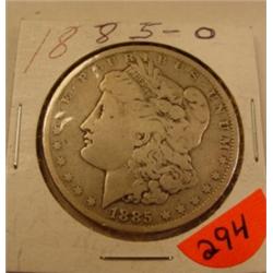 1885-O Silver Morgan Dollar
