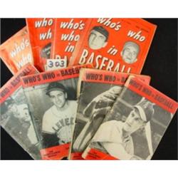 WHO'S WHO BASEBALL BOOKS