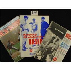 3 BASEBALL WORLD SERIES BOOKS