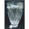 Image 1 : 10" LENOX ? Crystal CAT VASE