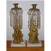 Image 1 : Pr CANDELABRAS Brass Figure Man & Woman