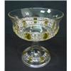 Image 3 : Footed PEDESTAL COMPOTE W/Lid Embossed