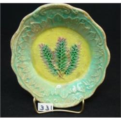 Oval MAJOLICA Shallow BOWL