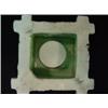 Image 3 : Green & White Pottery INK WELL INKWELL