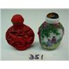 Image 1 : 2 Vintage China SNUFF BOTTLES