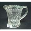 Image 1 : EAPG Beaded Swirl & Disc Creamer 