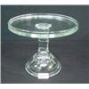 Image 1 : Glass DESSERT PEDESTAL Dish