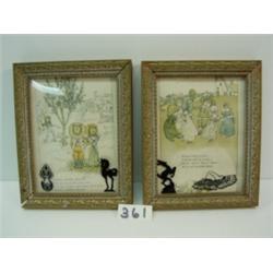 Pr Kate Greenaway Colored LITHOGRAPHS