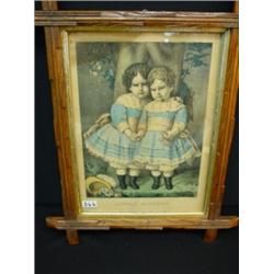 CURRIER & IVES Handcolored Lithograph