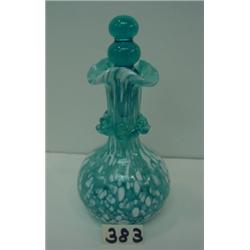 Pale Turquoise GLASS PERFUME BOTTLE