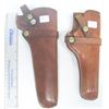 Image 1 : FOUR LEATHER HOLSTERS