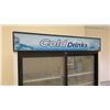 Image 2 : Turbo Air TGM-48R 56" Two-Section Glass Door Refrigerator  Merchandiser