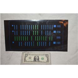 STAR TREK TNG STARSHIP ENTERPRISE SCREEN USED CONTROL PANEL C-GRADE 26