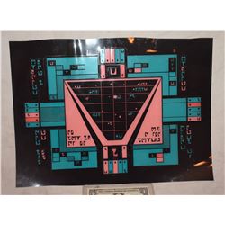 STAR TREK KLINGON ROMULAN VULCAN SCREEN USED BRIDGE CONTROL PANEL 08