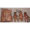 Image 1 : STAR TREK 1 SPOCK & KIRK BABIES WITH MOTHER'S BELLY COMPLETE COLLECTION