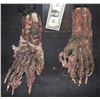Image 1 : MUMMY ALIEN DEMON CREATURE WEARABLE COSTUME GLOVES 1