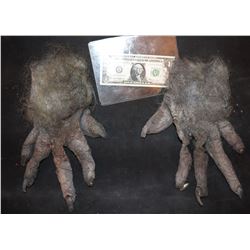 MUMMY ALIEN DEMON CREATURE WEARABLE COSTUME GLOVES 4