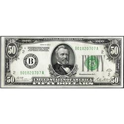 1928A $50 Federal Reserve Note