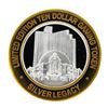 Image 2 : .999 Silver Silver Legacy Reno, Nevada $10 Casino Limited Edition Gaming Token