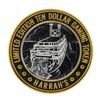 Image 2 : .999 Fine Silver Harrah's Las Vegas, Nevada $10 Casino Limted Edition Gaming Tok