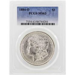 1884-O $1 Morgan Silver Dollar Coin PCGS MS63